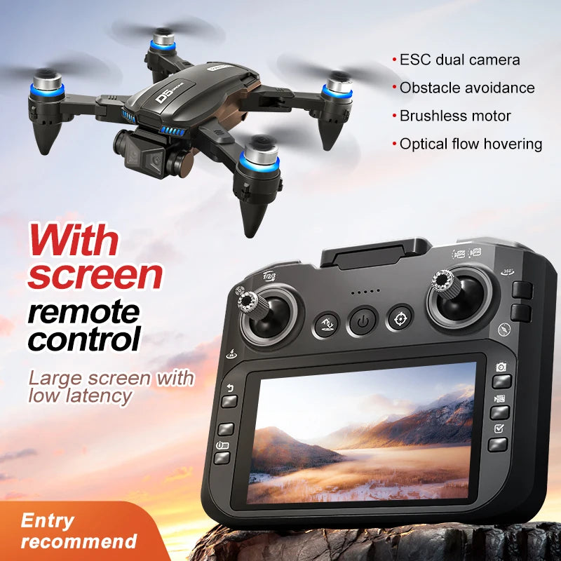🚁 D5 8K Dual Camera Drone — Slim, Stabiel & Spectaculair